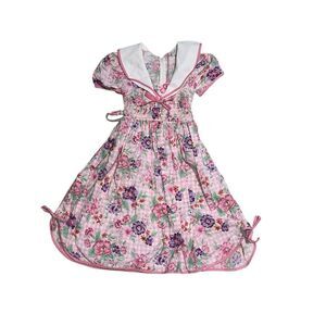 Beautiful HI-GIRLS made in USA Girls VINTAGE DRESS | Rare Editions PINK and PURP